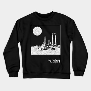 Talk Talk - Runeii / Minimal Style Graphic Artwork Design Crewneck Sweatshirt